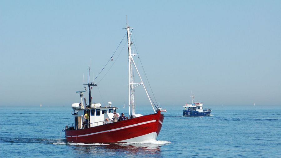 Fischerboot auf der Ostsee