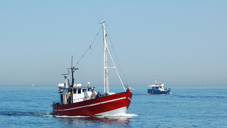 Fischerbott auf der Ostsee