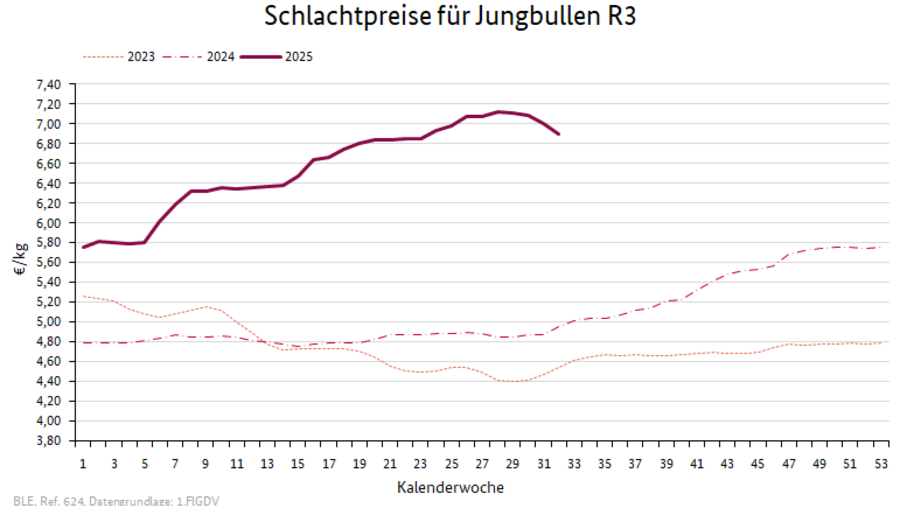 Preisverlauf Schweine E