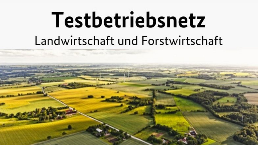Luftaufnahme einer Agrarlandschaft