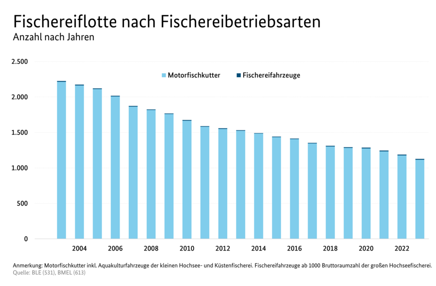 Balkendiagramm: Anzahl Fahrzeuge nach Jahren