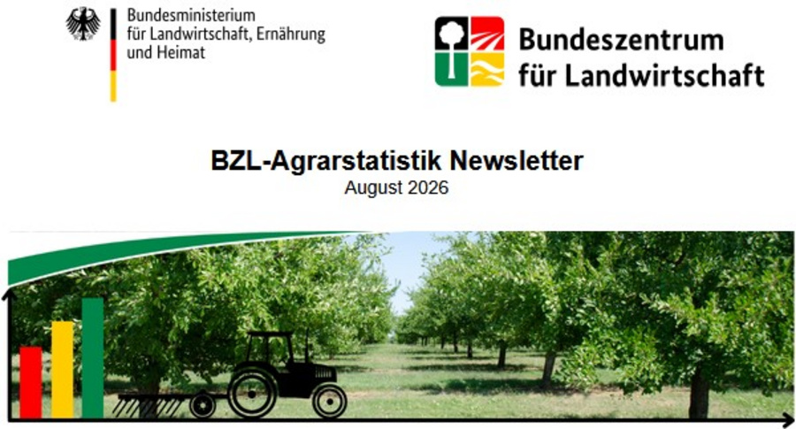 Abbildung des BZL-Agarstatistik-Newsletters