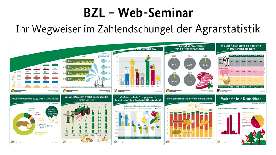 BZL-Webseminar: Ihr Wegweiser im Zahlendschungel der Agrarstatistik